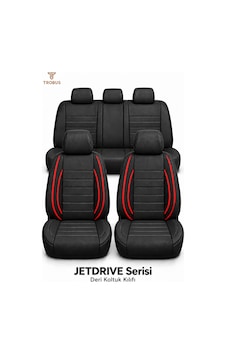 Volkswagen Taigo 2022 Ve Sonrası Uyumlu Jetdrive Serisi Siyah Kırmızı Oto Koltuk Kılıfı Volkswagen Taigo 2022 Ve Sonrası Uyumlu Jetdrive Serisi Siyah Kırmızı Oto Koltuk Kılıfı