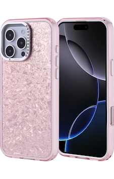 Apple Uyumlu iPhone 16 Pro Max Kılıf Taşlı Tasarımlı Zore Kapi Kapak Pembe Apple Uyumlu iPhone 16 Pro Max Kılıf Taşlı Tasarımlı Zore Kapi Kapak Pembe