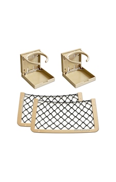 2 Adet Katlanır Bardaklık 2 Adet 32x17cm Eşya Filesi Bej 2 Adet Katlanır Bardaklık 2 Adet 32x17cm Eşya Filesi Bej