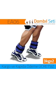 Ayak Ağırlıkları 3 KG X 2 Adet = 6 KG Mavi