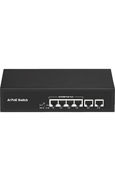 SCSI SC4AF 4 Port 10/100 + 2 Port 65 W Uplink 10 / 100 PoE Switch