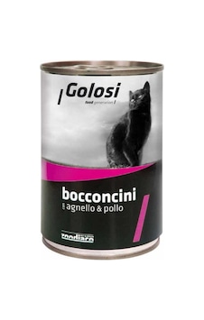 Golosi Kuzu Etli Tavuklu Kedi Konservesi 400 G