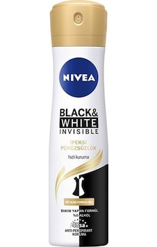 Nivea Invisible Black&White İpeksi Pürüzsüzlük Kadın Sprey Deodorant 150 ML