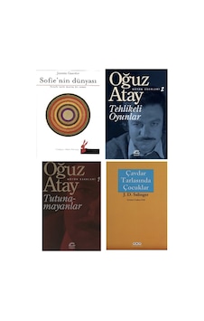 Sofıe Nın Dunyası + Tehlıkelı Oyunlar + Tutunamayanlar + Cavdar Tarlasında Cocuklar 4 Set Sofıe Nın Dunyası + Tehlıkelı Oyunlar + Tutunamayanlar + Cavdar Tarlasında Cocuklar 4 Set