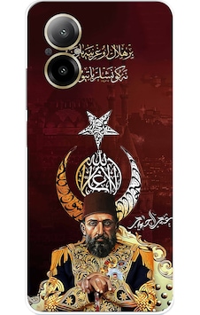 Realme 12 Lite - C67 Uyumlu Abdülhamid Han Baskılı Silikon Kılıf Renkli Realme 12 Lite - C67 Uyumlu Abdülhamid Han Baskılı Silikon Kılıf Renkli