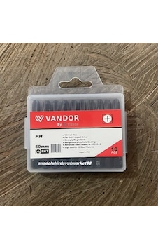 Vandor Ph3 Sac Vida Sıkma Ucu Yıldız Bits Uç Cobalt Kalın Vida Ucu 50mm 10pcs Vandor Ph3 Sac Vida Sıkma Ucu Yıldız Bits Uç Cobalt Kalın Vida Ucu 50mm 10pcs