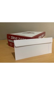 Diplomat Zarf 10.5 x 24 110 G 1.Hamur Silikonlu Düz 5000 Adet Diplomat Zarf 10.5 x 24 110 G 1.Hamur Silikonlu Düz 5000 Adet