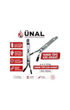 Yangın Tüpü Askı Aparatı 4-6-9-12 Kg Yangın Söndürücü Duvar Montaj Askısı Özel Model Yangın Tüpü Askı Aparatı 4-6-9-12 Kg Yangın Söndürücü Duvar Montaj Askısı Özel Model