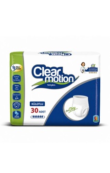 Clear Motion Yetişkin Külotlu Large Hasta Bezi 30lu 4 Paket L Clear Motion Yetişkin Külotlu Large Hasta Bezi 30lu 4 Paket L