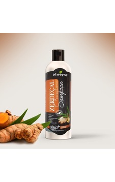 Alweyna Zerdeçal & Çam Kozalak Özlü Bitkisel Şampuan 400 ML Alweyna Zerdeçal & Çam Kozalak Özlü Bitkisel Şampuan 400 ML