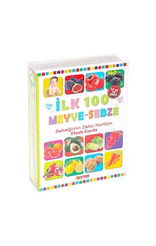 1765 Flash Card İlk 100 Meyveler Eğitici Kartlar 1765 Flash Card İlk 100 Meyveler Eğitici Kartlar