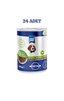 Pawpaw Kuzulu Jöleli Yavru Köpek Maması 400 Gr X 24 Adet Pawpaw Kuzulu Jöleli Yavru Köpek Maması 400 Gr X 24 Adet