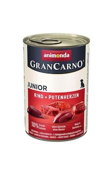 Animonda Gran Carno Junıor Hindili Sığır Etli Yavru Köpek Konservesi 400 Gr
