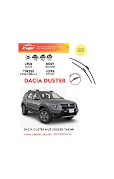 Dacia Duster Silecek Silgi Silgeç Silgeç Silgi Takımı Araca Özel Aparat 2018-2020 Arası Dacia Duster Silecek Silgi Silgeç Silgeç Silgi Takımı Araca Özel Aparat 2018-2020 Arası