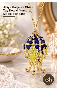 10 Adet Taşlı Tekli Yumurta Takı Ucu Abiye Kolye Ve Charm, Taş Detaylı Yumurta Model, Pendant 0 10 Adet Taşlı Tekli Yumurta Takı Ucu Abiye Kolye Ve Charm, Taş Detaylı Yumurta Model, Pendant 0