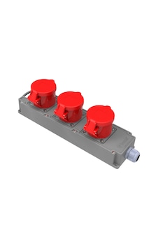 Bemis Cee Tri Box 3'lü Grup Priz 5/32a. Bemis Cee Tri Box 3'lü Grup Priz 5/32a.