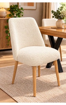 Lavena Teddy Kumaş Ahşap Ayaklı Dekoratif Sandalye Mutfak, Salon, Makyaj Ve Çalışma Sandalyesi Krem Krem Lavena Teddy Kumaş Ahşap Ayaklı Dekoratif Sandalye Mutfak, Salon, Makyaj Ve Çalışma Sandalyesi Krem Krem