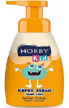 Hobby Kids Köpük Sabun Şeftali Kokulu 200 ML Hobby Kids Köpük Sabun Şeftali Kokulu 200 ML