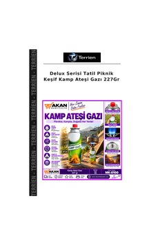 Delux Serisi Tatil Piknik Keşif Kamp Ateşi Gazı 227gr Delux Serisi Tatil Piknik Keşif Kamp Ateşi Gazı 227gr