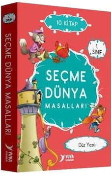 1. Sınıf Seçme Dünya Masalları Düz Yazılı - 10 Kitap Kitap- Yuva 1. Sınıf Seçme Dünya Masalları Düz Yazılı - 10 Kitap Kitap- Yuva