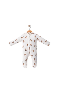 Celira Beyaz Tulum Köpekli Patikli 3 Ay,6 Ay,9 Ay Unisex Beyaz Celira Beyaz Tulum Köpekli Patikli 3 Ay,6 Ay,9 Ay Unisex Beyaz
