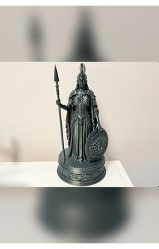 Zeroxo Atena Heykeli Mızraklı Kalkanlı Dekoratif Biblo 13x25 Cm Zeroxo Atena Heykeli Mızraklı Kalkanlı Dekoratif Biblo 13x25 Cm