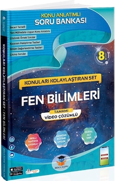 Zeka Küpü Yayınları 8. Sınıf Fen Bilimleri Konuları Kolaylaştıran Zeka Küpü Yayınları 8. Sınıf Fen Bilimleri Konuları Kolaylaştıran