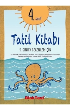 4.Sınıf Tatil Kitabı-5.Sınıfa Geçenler için- Bloktest Yayınları 4.Sınıf Tatil Kitabı-5.Sınıfa Geçenler için- Bloktest Yayınları