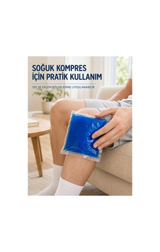 Termojel Çok Amaçlı Evde Spor Sonrası İşte Sıcak Soğuk Kullanımlı Pratik Kompres Mavi Termojel Paketi