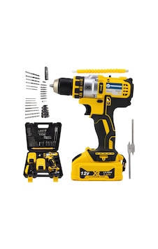 Prohummer Ph239 Xr 58vf Akülü Darbesiz Vidalama Matkap Seti - Çift Akülü Sarı Prohummer Ph239 Xr 58vf Akülü Darbesiz Vidalama Matkap Seti - Çift Akülü Sarı