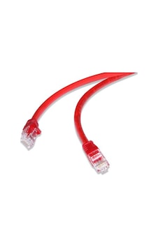 Flaxes Fnk-615K 15Mt Cat6 Patch Kablo Kırmızı Flaxes Fnk-615K 15Mt Cat6 Patch Kablo Kırmızı