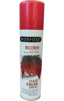 Morfose Hair Color Spray 150Ml Red Crush Renkli Saç Spreyi