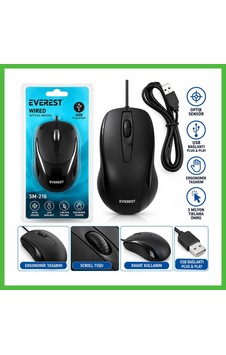 Vaveni Kablolu Usb Işıklı Optik Mouse 1200 Dpı Arz Vaveni Kablolu Usb Işıklı Optik Mouse 1200 Dpı Arz