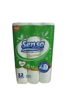 Senso Premium Kağıt Havlu 3 Katlı 12'li X 4 Paket 48 Rulo