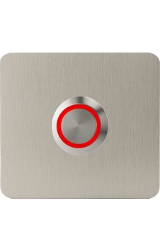 Lockway Z402k Paslanmaz 304 Kare Zil Butonu 60x60mm Kırmızı Led Lockway Z402k Paslanmaz 304 Kare Zil Butonu 60x60mm Kırmızı Led