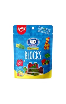 Amos 4d Gummy Blocks 64g Amos 4d Gummy Blocks 64g