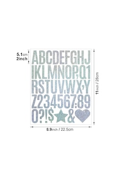 Simli Gümüş Harf Ve Rakam Sticker Seti Kendinden Yapışkanlı Alfabe Etiketleri 5 Cm Çok Renkli Simli Gümüş Harf Ve Rakam Sticker Seti Kendinden Yapışkanlı Alfabe Etiketleri 5 Cm Çok Renkli