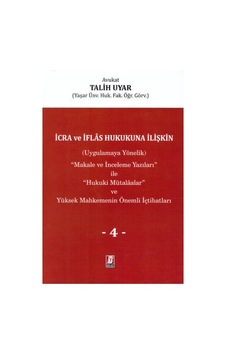 İcra Ve İflas Hukukuna İlişkin Iv. Cilt