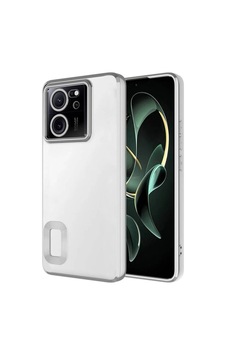 Xiaomi Mi 13t Pro Kılıf Kamera Korumalı Logo Gösteren Zore Omega Kapak Gümüş Xiaomi Mi 13t Pro Kılıf Kamera Korumalı Logo Gösteren Zore Omega Kapak Gümüş
