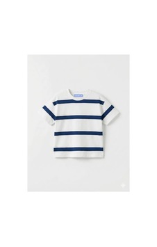 Poala Kids Oversize Çizgili Tshirt Çok Renkli Poala Kids Oversize Çizgili Tshirt Çok Renkli