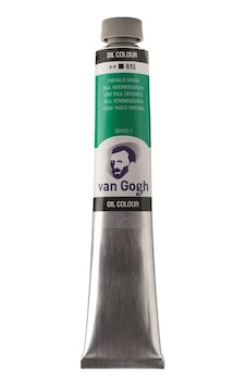 Talens Van Gogh Yağlı Boya 200 Ml 615 Emerald Green Karışık, Çok Renkli