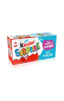Kinder Sürpriz Yumurta Çikolata 20 Gr 3'lü Kinder Sürpriz Yumurta Çikolata 20 Gr 3'lü