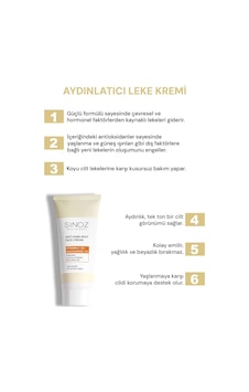 Sinoz Leke Kremi Vitamin C 3% Niacinamide 2% 40 Ml Sinoz Leke Kremi Vitamin C 3% Niacinamide 2% 40 Ml