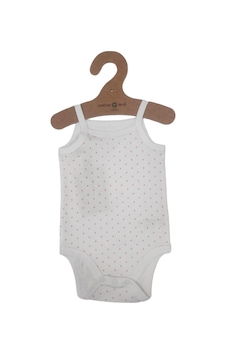 Mother Love Body İp Askılı Puantiye-11190 Beyaz