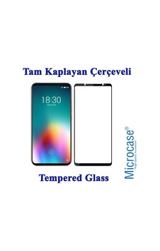 Microcase Meizu 16T Tam Kaplayan Çerçeveli Tempered Cam Siyah Microcase Meizu 16T Tam Kaplayan Çerçeveli Tempered Cam Siyah