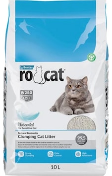 Rocat Kokusuz Bentonit Kedi Kumu 10 L Rocat Kokusuz Bentonit Kedi Kumu 10 L