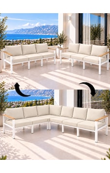 6 Kişilik Balkon Köşe Takımı L Koltuk Bahçe Mobilyası Dış Mekan Oturma Grubu 6 Kişilik Balkon Köşe Takımı L Koltuk Bahçe Mobilyası Dış Mekan Oturma Grubu