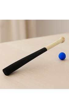 Ahşap Beyzbol Sopası 65 Cm Boyalı Sarı