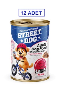 Street Dog Chunks İn Jelly Kuzu Etli Köpek Konserve 400gr 12li Street Dog Chunks İn Jelly Kuzu Etli Köpek Konserve 400gr 12li