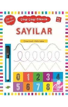 Sayılar 4 Yaş+ / Çıkartmalı Çizgi Çizgi Etkinlik / Kolektif Sayılar 4 Yaş+ / Çıkartmalı Çizgi Çizgi Etkinlik / Kolektif